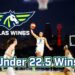 dallas wins Under 22.5 wins