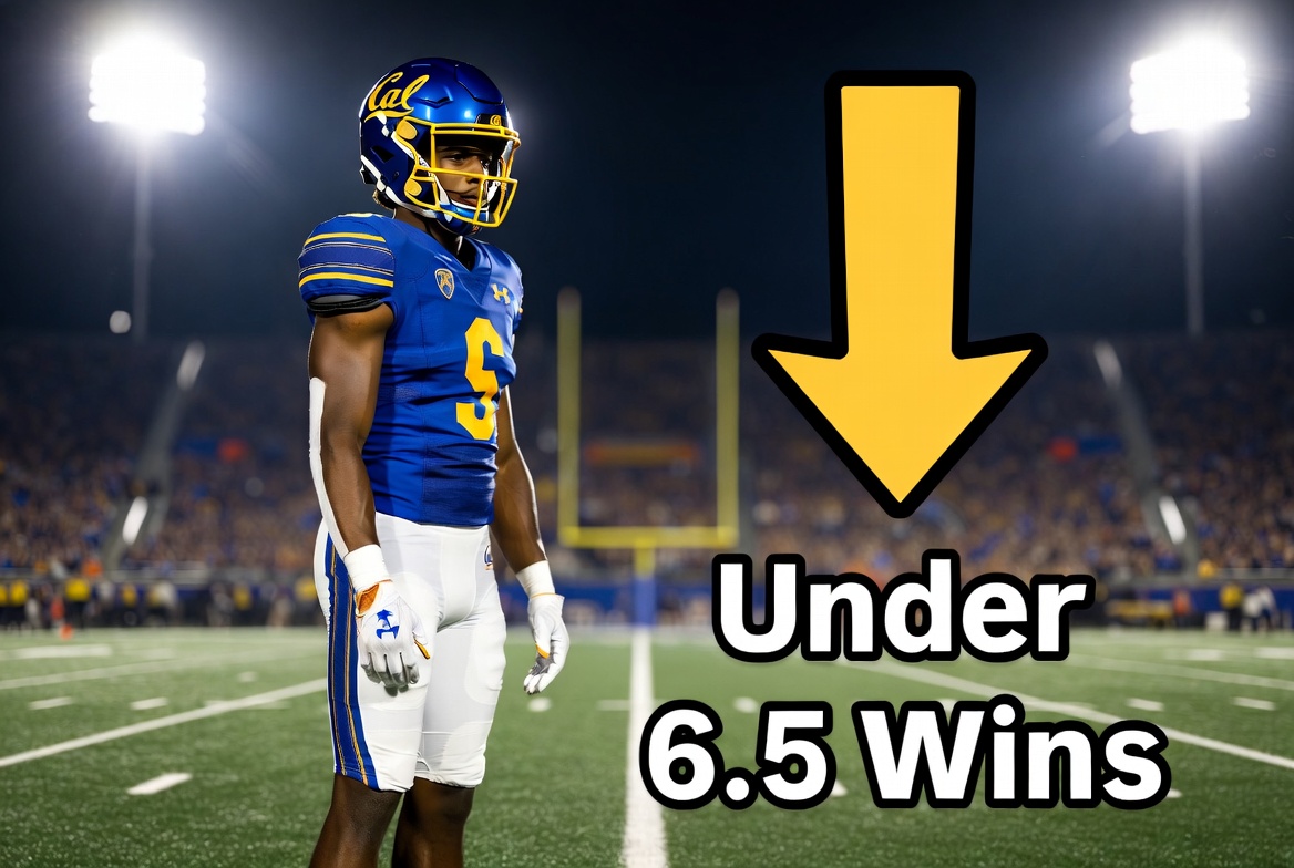california bears under 6.5 wins