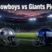 Cowboys vs Giants pick
